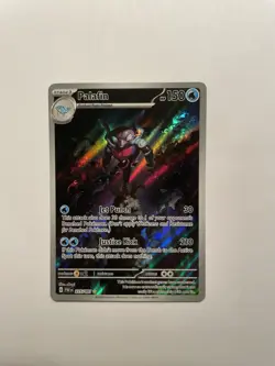 Palafin 225/091 Illustration Rare Paldean Fates Pokemon Holo Near Mint - Image 1
