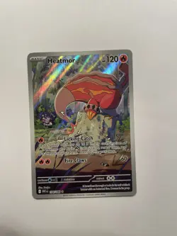 Pokemon Heatmor 104/086 White Flare Illustration Rare Near Mint - Image 1