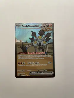 Pokemon TCG Sandy Shocks EX Paradox Rift 250/182 Holo Special Illustration Rare - Image 1