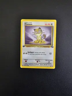 Carte Pokemon Miaouss 56/64 Edition 1 Jungle Wizards FR - Image 1