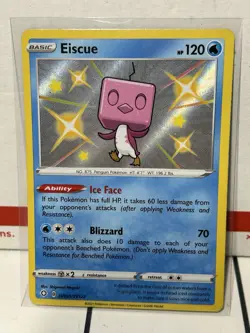 Eiscue SV035/SV122 Pokemon TCG 2021 Shining Fates Shiny Vault Holo Rare NM/LP - Image 1