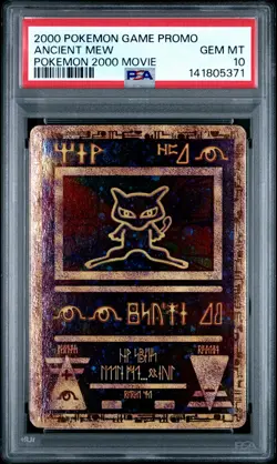 2000 POKEMON GAME MOVIE POKEMON 2000 MOVIE ANCIENT MEW PSA 10 - Image 1