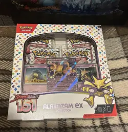 Pokemon TCG 151 Scarlet and Violet Alakazam Ex Collection Box 820650853128 - Image 1