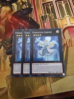 3X Exosister Gibrine GRCR-EN019 Super Rare 1st Edition NM Yugioh - Image 1