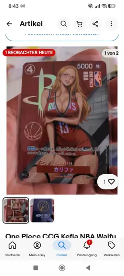 League Of Legends & One Piece NBA Waifu Karten + Slab Bundel Top Zustand - Image 2