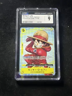 Monkey D. Luffy P-106 CGC 9 Promo Card 2025 One Piece Japanese - Image 1