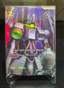 Gundam Card Game: Haman Karn's Gaza C - GD02-039 R+ [ENGLISH] - [WINNER VERSION] - Image 1
