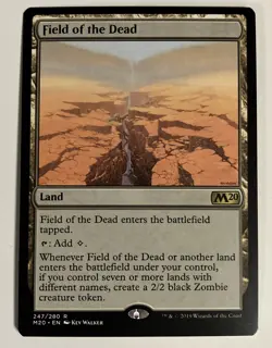 1xField of the Dead Regular NM #247 Core Set 2020 M20 NM MTG Magic The Gathering - Image 1