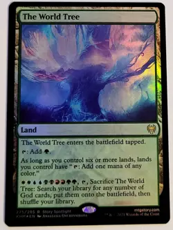 MTG The World Tree Foil - Kaldheim NM - Image 1