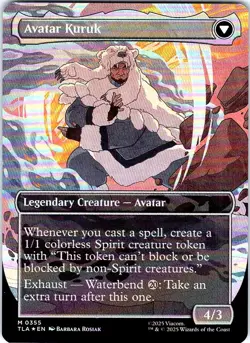 The Legend of Kuruk (Borderless) 355 Avatar: The Last Airbender Mtg Foil NM - Image 2