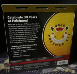 POKEMON DAY 2026 COLLECTION - 30TH ANNIVERSARY - BRAND NEW & SEALED - Image 2