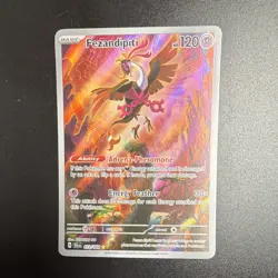 Pokemon TCG Fezandipiti 073/064 SV Shrouded Fable Illustration Rare Holo - Image 1