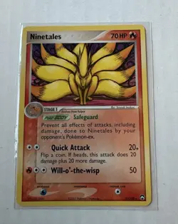 Pokemon TCG Ninetales 19/108 Power Keepers Non-Holo LP Condition - Image 1