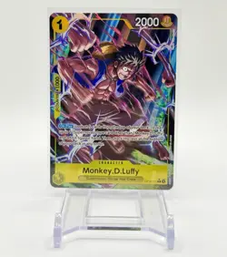 Monkey D. Luffy OP10-111 Rare Parallel Foil One Piece CCG Royal Blood Alt Art - Image 1