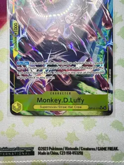 Monkey D. Luffy OP10-111 Rare Parallel Foil One Piece CCG Royal Blood Alt Art - Image 4