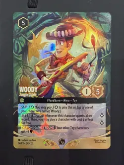 Woody Jungle Guide Foil Promo - Set Champs - Disney Lorcana - Image 1
