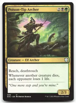 MTG Poison-Tip Archer U Commander: Kaldheim 90 LP - Image 1
