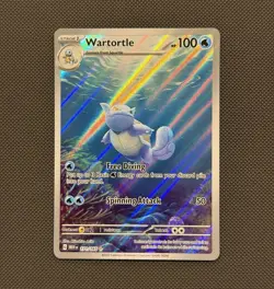 Pokemon Wartortle Illustration Rare Holo SV 151 171/165 ENG 2023 - Image 1