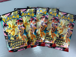 Pokemon TCG SEALED Ascended Heroes Booster Pack of Five - Image 1