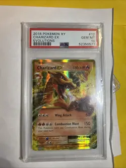 2016 Pokemon XY Evolutions Holo Charizard EX #12 PSA 10 - Image 2