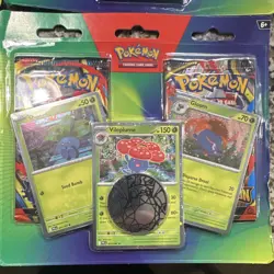 Pokemon TGC Lot of 4! Mega Evolution Packs W/ Foil Oddish Gloom Vileplume - Image 1