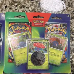 Pokemon TGC Lot of 4! Mega Evolution Packs W/ Foil Oddish Gloom Vileplume - Image 4