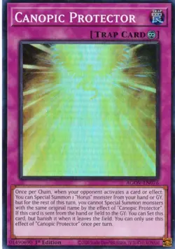 Yu-Gi-Oh! Canopic Protector 1st Ed. AGOV-EN076 Super Rare NM/LP x1 - Image 1