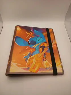 Disney Lorcana Stitch Rock Star Card Binder Portfolio Folder New Winterspell - Image 1