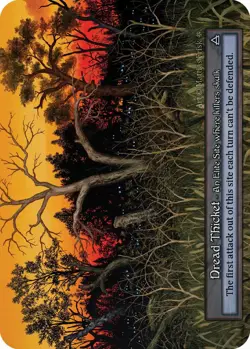 Sorcery TCG - Gothic - Dread Thicket - Image 1
