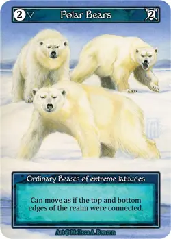 Sorcery TCG - Beta - Polar Bears (Foil) (Foil) - Image 1