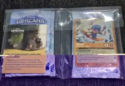 Lorcana: Winterspell Collection Set 4 OPENED BOOSTER PACKS + STITCH PROMO - Image 4