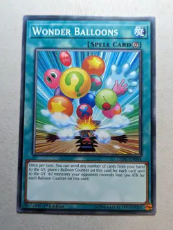 Wonder Balloons - LEDU-EN049 - Common 1st Edition Yugioh - Image 1