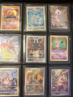Pokemon TCG Binder of Full Arts/Vintage/holos/ECT Top Loader Binder/Card Sleeves - Image 1