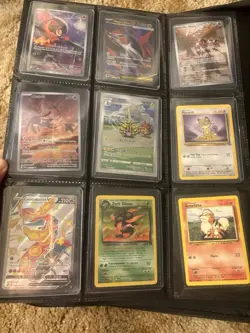 Pokemon TCG Binder of Full Arts/Vintage/holos/ECT Top Loader Binder/Card Sleeves - Image 4