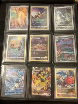 Pokemon TCG Binder of Full Arts/Vintage/holos/ECT Top Loader Binder/Card Sleeves - Image 5