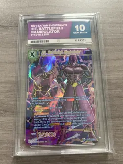 Hit - Battlefield Manipulator BT15-033 SPR Dragon Ball Super Graded Card Ace 10 - Image 1