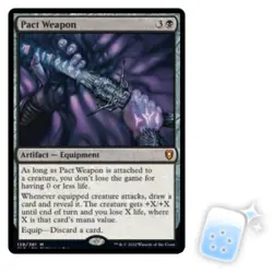 PACT WEAPON Commander Legends: Battle For Baldur's Gate Magic MTG MINT CARD - Image 1