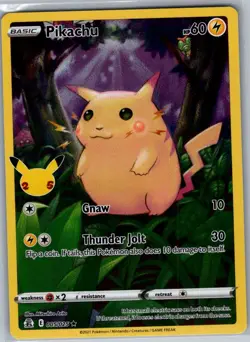 Pikachu 005/025 Celebrations - Pokemon Card - NM - Image 1