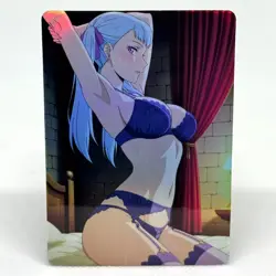 Black Clover Noelle Silva Goddess Anime Waifu ACG Foil Card - Image 1