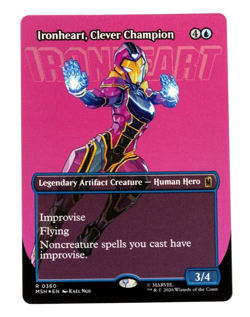 Ironheart, Clever Champion Marvel Super Heroes 0360 MTG Borderless Foil NM - Image 1