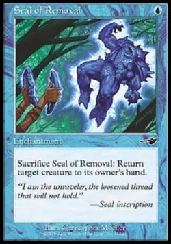 Seal of Removal - Medium Play MTG Nemesis - Image 1