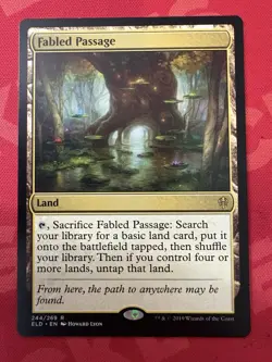 MTG - Fabled Passage - Throne of Eldraine - Rare #244/269 NM/Never Played - Image 1