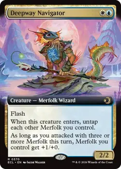 Deepway Navigator (Extended Art) - 370 - ECL - NM - Foil - Image 1