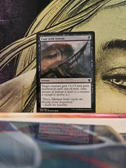 Coat with Venom 91 Common The List Reprints Magic: The Gathering MP - Image 1