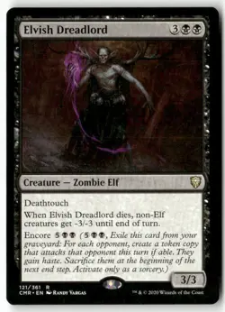 Elvish Dreadlord 121 Rare Commander Legends Magic: The Gathering Near Mint - Image 1
