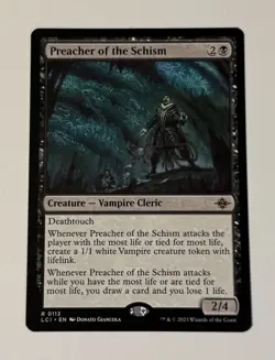 MTG Preacher of the Schism - The Lost Caverns of Ixalan LP - Image 1