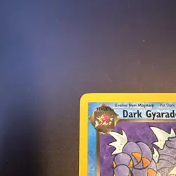 Pokemon Dark Gyarados 25/82 Team Rocket Unlimited Rare Wizards of Coast 2000 - Image 3