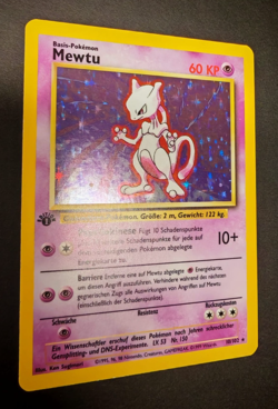 Mewtwo Holo 1st Edition Base Set 10/102 GER - Pokemon Card Holo Rare - Image 2
