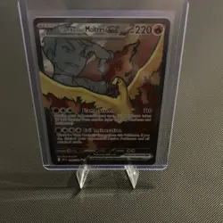 Pokemon TCG Team Rocket's Moltres ex 208/182 Ultra Rare Holo EN - Image 1