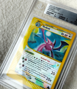 Pokemon Crobat Crystal 147/144 Reverse Holo Rare Iksbat PSA BGS 9 Skyridge Mint - Image 1